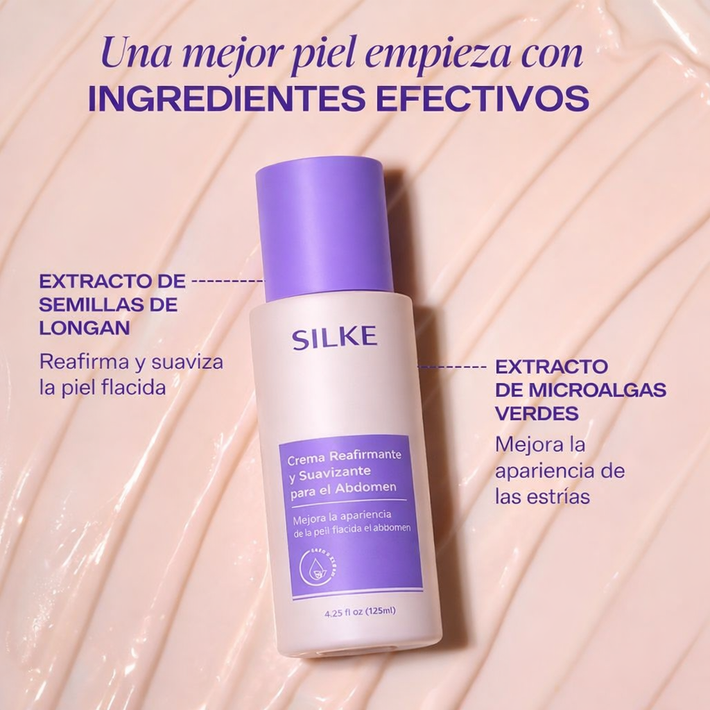 Silke® Crema Reafirmante para Abdomen